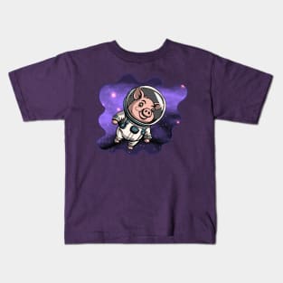 Pig Astronaut Kids T-Shirt